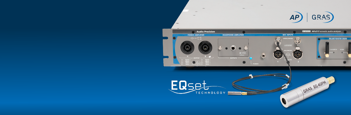 Order the new audio analyzer and microphone bundle from AP+GRAS