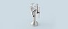 GRAS AL0012 1/2" Microphone Holder, Stainless Steel