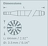 GRAS 46DD 1/8'' CCP Pressure Standard Microphone Set