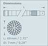GRAS 46BF-1 1/4" LEMO Free-field Standard Microphone Set